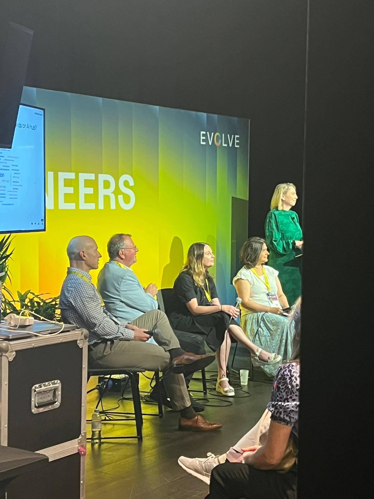 Panel discussion at an Artemis event